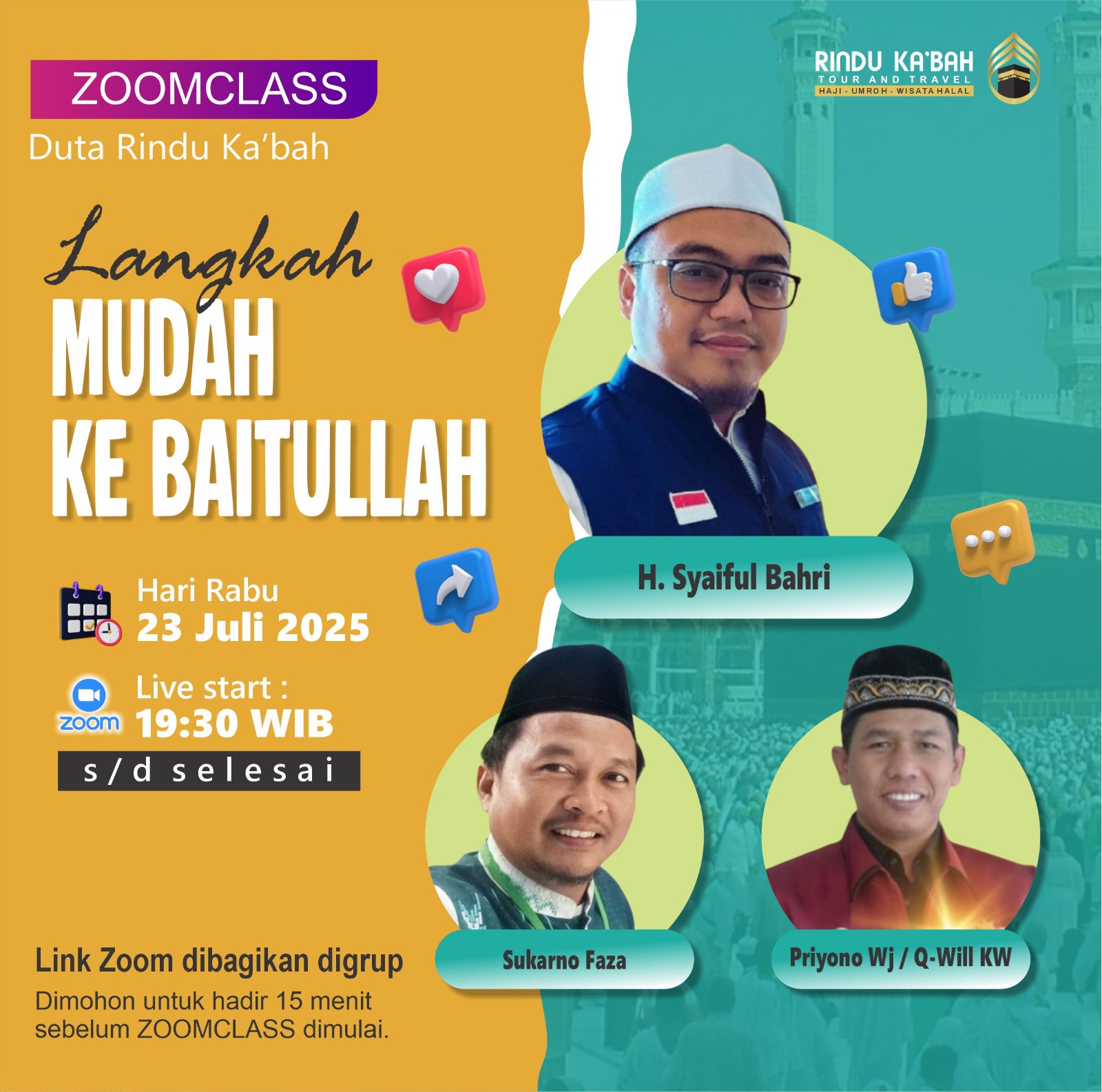 Seminar Langkah Mudah Ke Baitullah