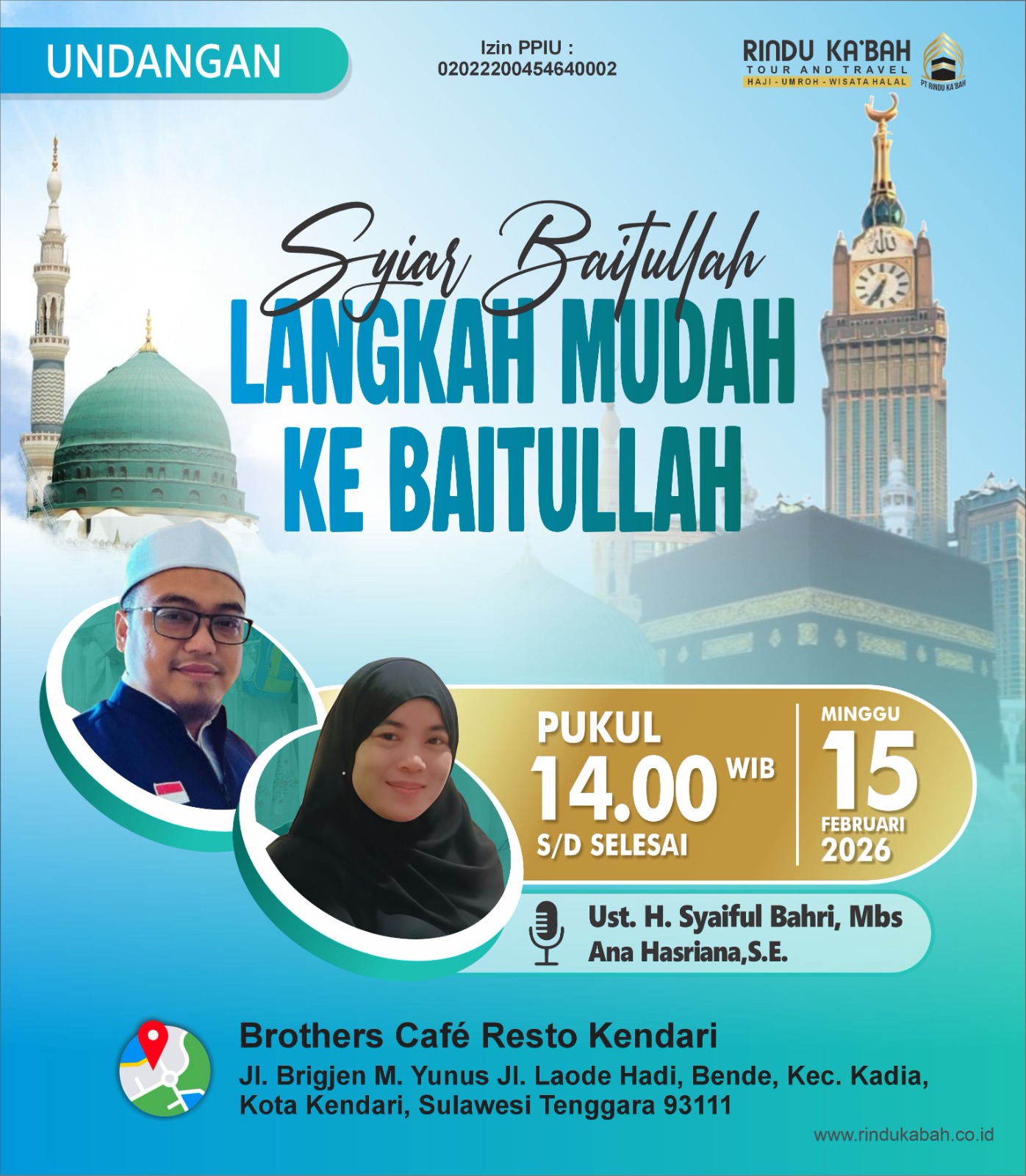 Seminar Langkah Mudah Ke Baitullah - Kendari