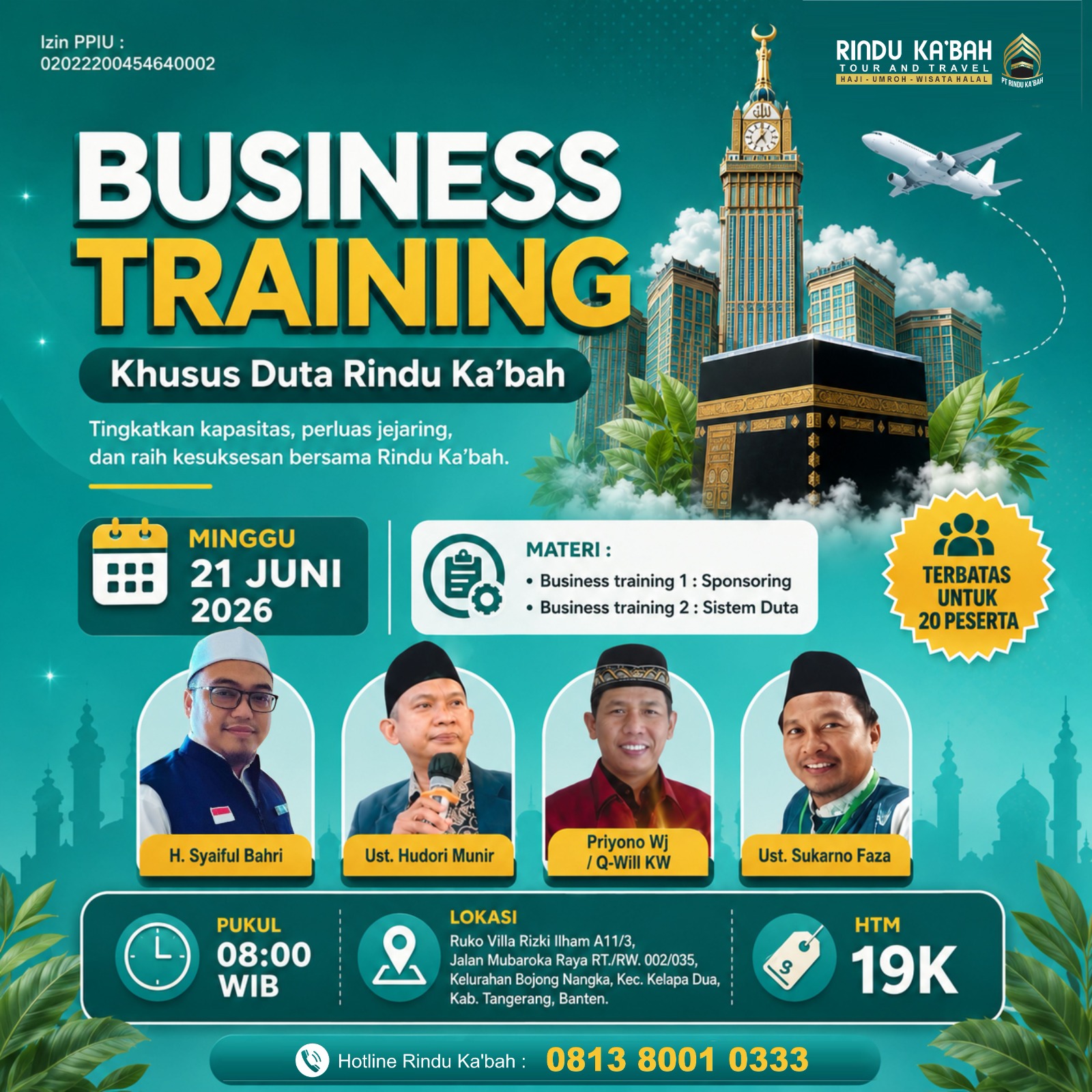 Business Training Duta Rindu Kabah