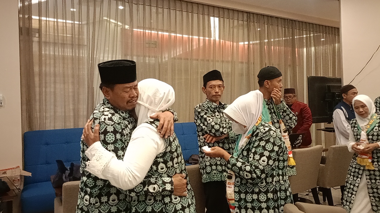 Suasana haru setelah muhasabah