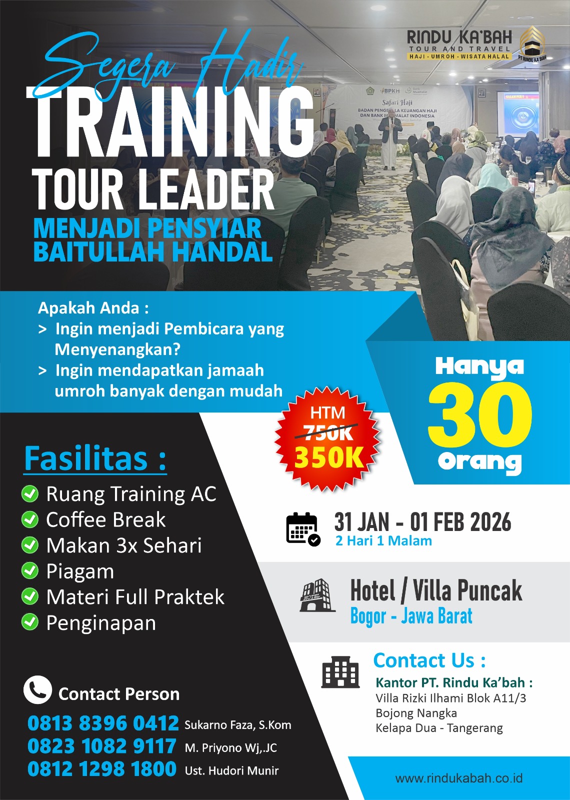 Training Leader Profesional dan Pensyiar Baitullah