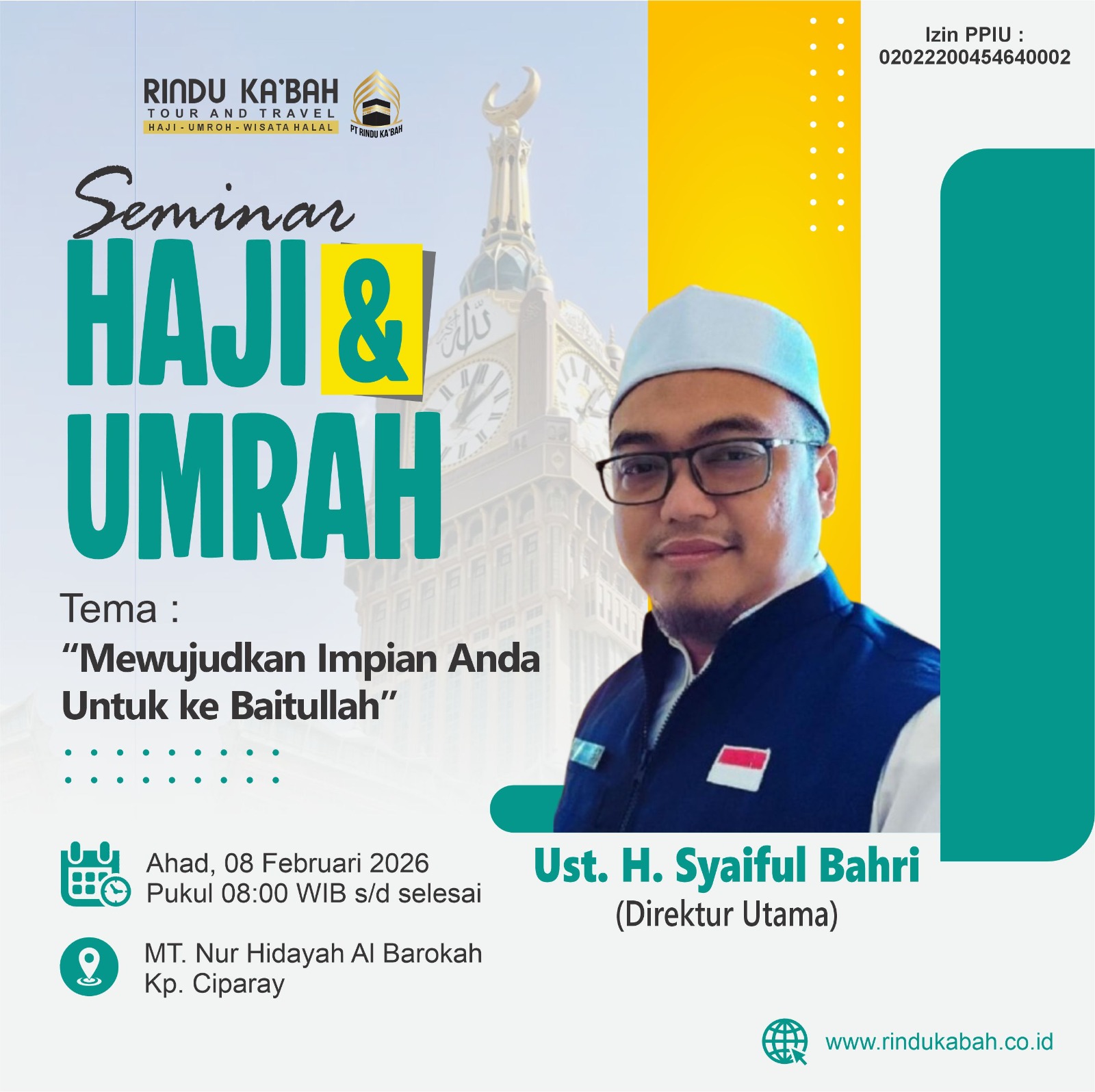 Seminar Umroh dan Haji Sukabumi 